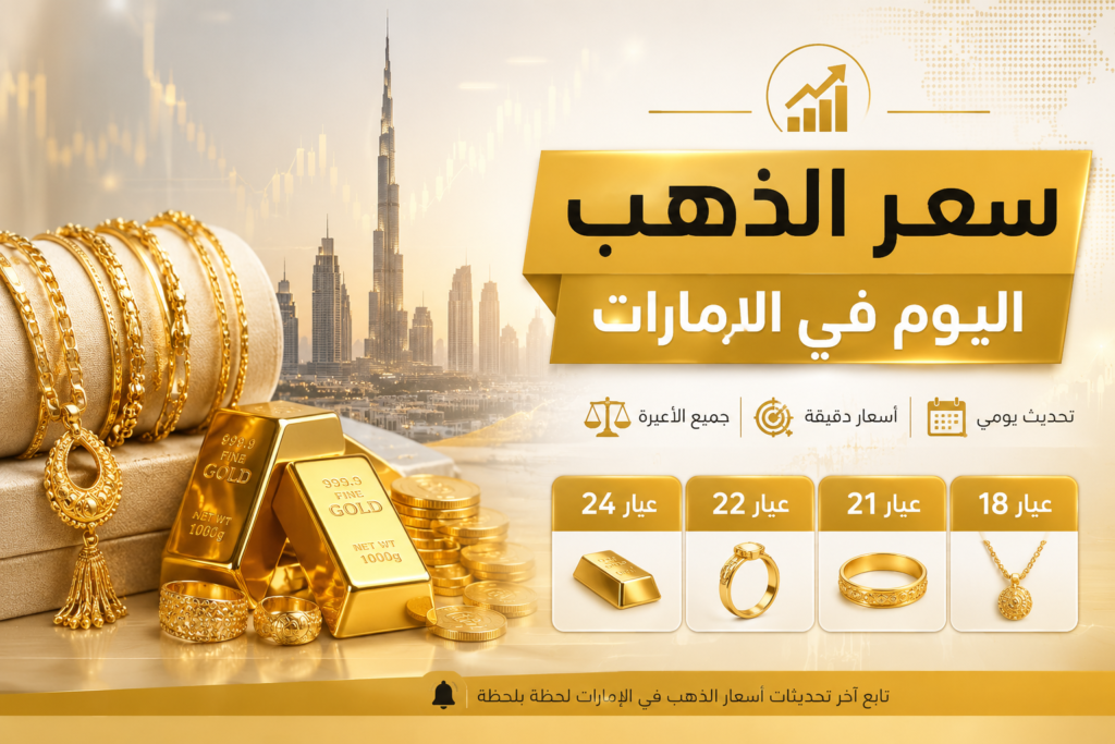 سعر الذهب في الامارات

